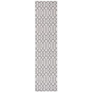 Tapis rectangulaire Augustine de Safavieh, 2 pi x 8 pi, anthracite/gris clair