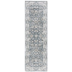 Safavieh Isabella Area Rug - 2-ft 2-in x 7-ft - Rectangular - Gray/Cream