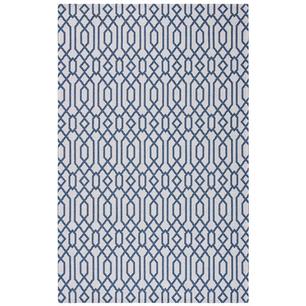 Safavieh Augustine Area Rug - 4-ft x 6-ft - Rectangular - Navy/Light Gray