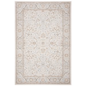 Tapis rectangulaire Isabella de Safavieh, 9 pi x 12 pi, crème/beige