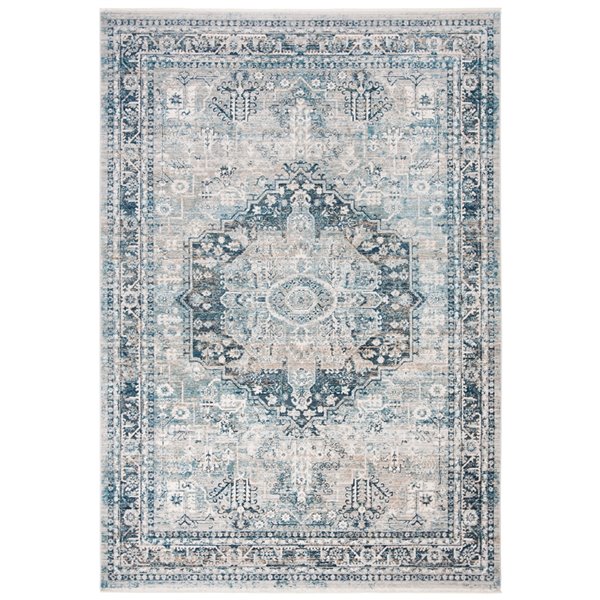 Safavieh Victoria Area Rug - 8-ft x 10-ft - Rectangular - Blue/Gray