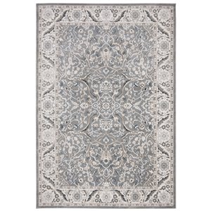 Safavieh Isabella Area Rug - 4-ft x 6-ft - Rectangular - Gray/Dark Gray