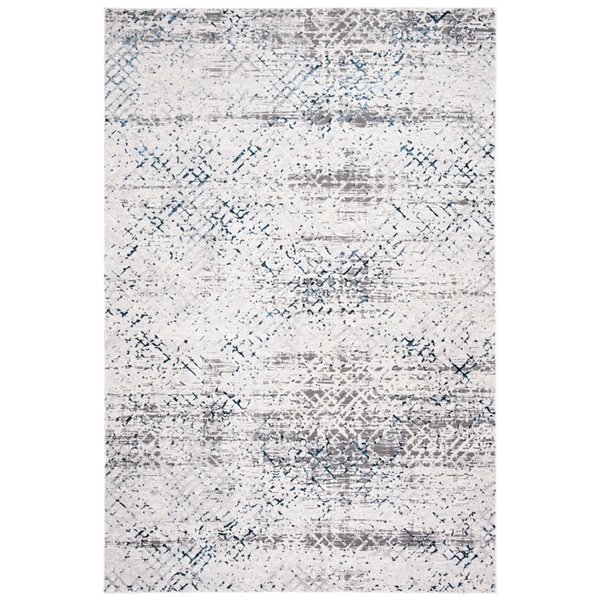 Safavieh Amalfi Area Rug - 5-ft 3-in x 7-ft 6-in - Rectangular - Cream/Navy