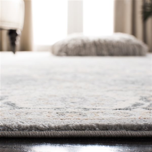 Safavieh Isabella Area Rug - 9-ft x 12-ft - Rectangular - Gray/Dark Gray