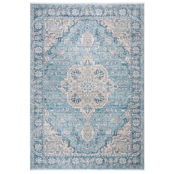 Safavieh Victoria Area Rug 4ft x 6ft Rectangular Blue/Gray