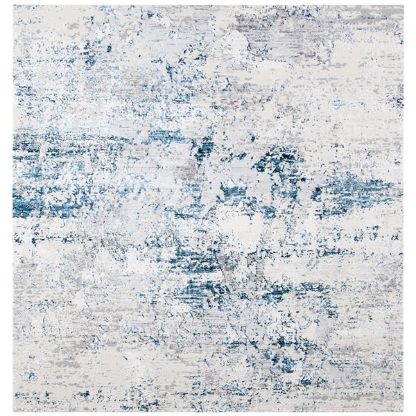 Safavieh Amalfi Area Rug - 6-ft 7-in x 6-ft 7-in - Square - Cream/Navy