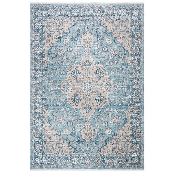 Safavieh Victoria Area Rug - 8-ft x 10-ft - Rectangular - Blue/Gray