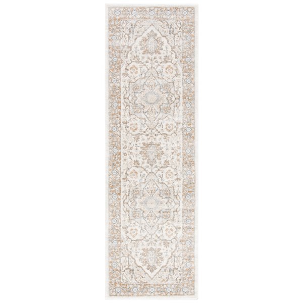 Safavieh Isabella Area Rug - 2-ft 2-in x 7-ft - Rectangular - Cream/Beige