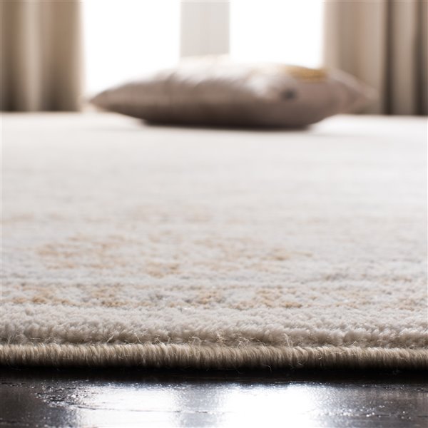 Tapis rectangulaire Isabella de Safavieh, 2 pi 2 po x 7 pi, crème/beige