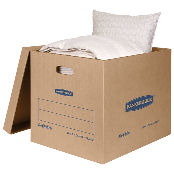 Fellowes Canada SmoothMove Large Moving Boxes - 5 Pack