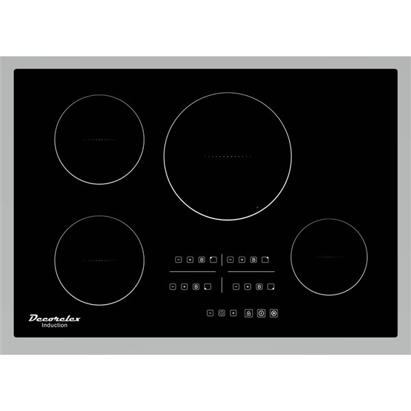 Decorelex Built in Induction Cooktop 4 Element 30 in