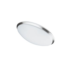 Dainolite Flush Mount Light - 1-LED Light - 11-in x 3-in - Satin Chrome