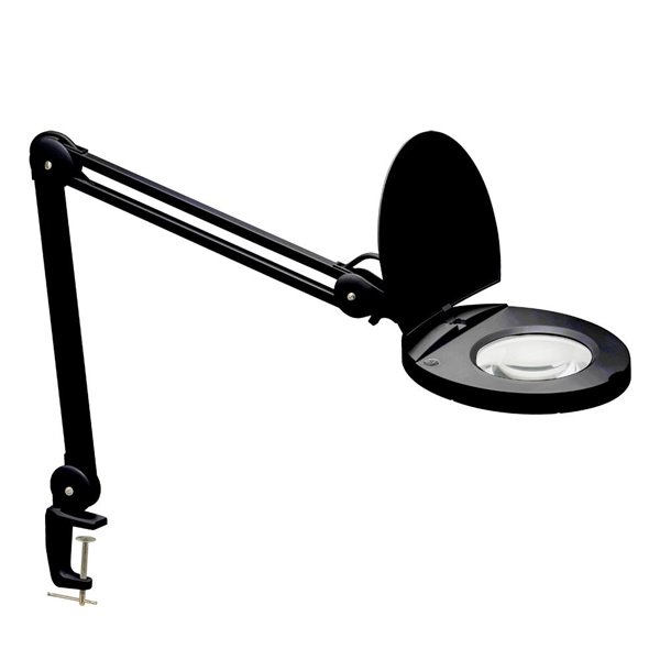 Lampe de table de Dainolite, 1 lumière, 47 po, noir