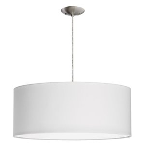 Dainolite  Pendant Light - 3-Light - 22-in x 8.5-in - Satin Chrome