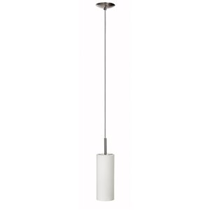 Dainolite  Pendant Light - 1-Light - 4-in x 11-in - Satin Chrome