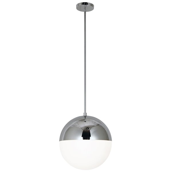 Dainolite Dayana Pendant Light - 3-Light - 14-in x 14-in - Polished Chrome