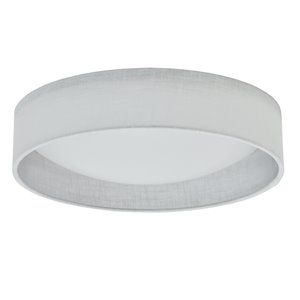 Dainolite Flush Mount Light - 1-LED Light - 15-in x 3-in - White