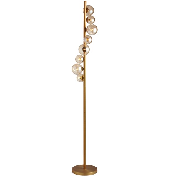 Dainolite Glasgow Floor Lamp - 8-Light - 63-in - Vintage Bronze