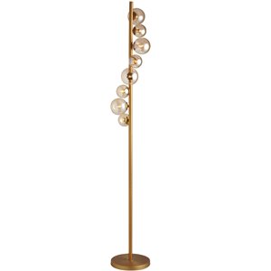 Dainolite Glasgow Floor Lamp - 8-Light - 63-in - Vintage Bronze