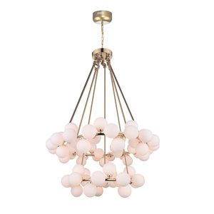 CWI Lighting Arya 70 Light  Chandelier - Satin Gold finish - 39-in