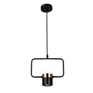 CWI Lighting Moxie LED Down Mini Pendant - Black Finish - 10-in