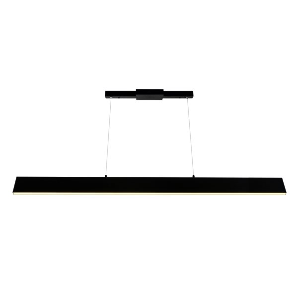 CWI Lighting Krista LED Chandelier - Satin Black Finish - 47-in
