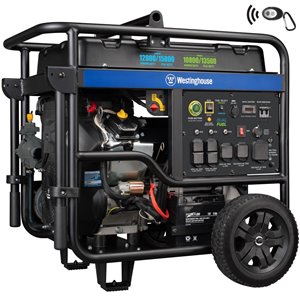 Westinghouse WGen12000DF Remote Electric Start Dual Fuel Generator