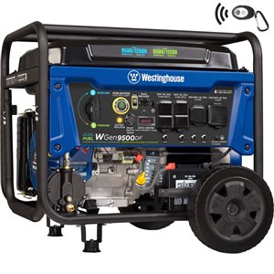 Génératrice électrique portable Westinghouse WGen9500DF à double démarrage