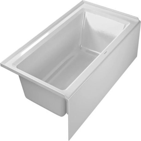 BaignoireArchitec de Duravit, drain à gauche, blanc, 60 po x 32 po