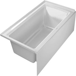 Duravit Architec Bathtub - Left-Hand Drain - White - 60-in x 32-in