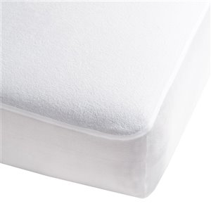 Millano Collection SilverClear Mattress Protector - 80-in x 54-in - White