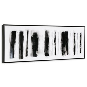 Toile murale Striation Gild Design House, 20 po x 60 po