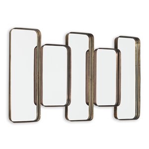 Miroir Orson Gild Design House, gris. 23,4 po x 39 po