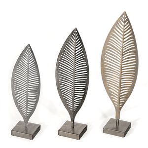 Gild Design house Parnika Decoratives Leaves - Set of 3