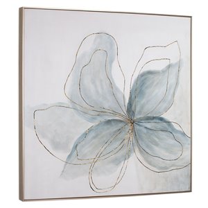 Toile murale Flor Azul Gild Design House, 55 po x 55 po