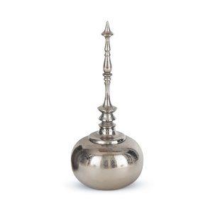 Gild Design House Aarika Decorative Jar - Nickel - 18-in