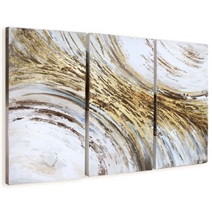 Toile murale Indroduction Gild Design House, 44 po x 60 po, ens. de 3
