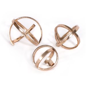 Gild Design House Zelda Decoratives Sculptures - Gold Pink - Set of 3