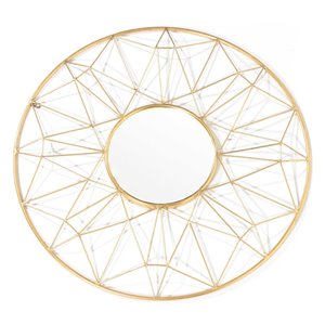Miroir Métal Hana Gild Design House, 32 po x 32 po