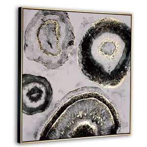Toile murale Agate I Gild Design House, 32 po x 32 po