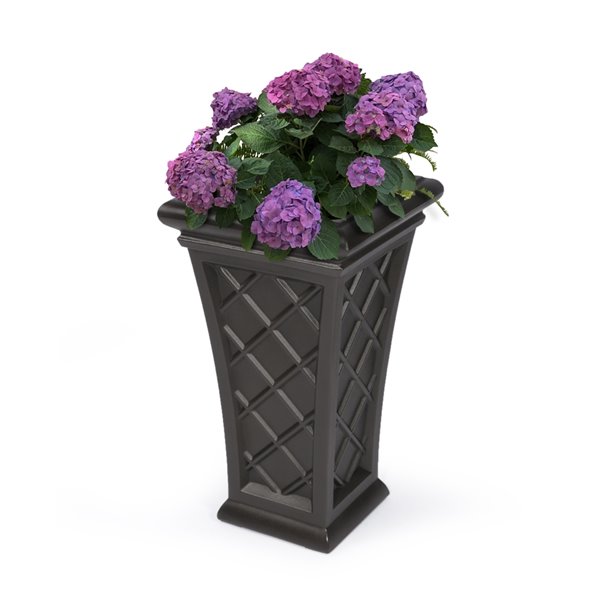 Mayne Georgian  Planter - 28-in - Espresso