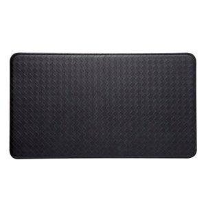 Tapis de série Basketweave d'Imprint Comfort Mats, noir, 26 po x 72 po x 5/8 po