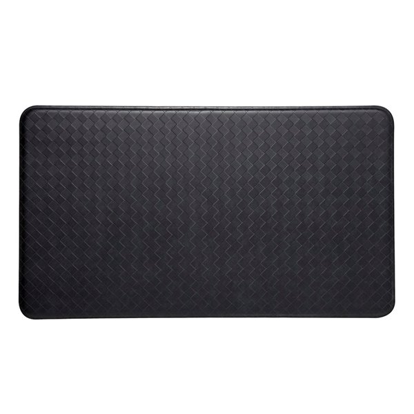 Tapis de série Basketweave d'Imprint Comfort Mats,  noir, 20 po x 36 po x 5/8 po