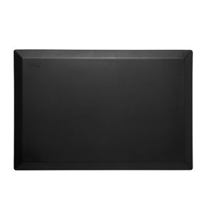 Tapis de série solide d'Imprint Comfort Mats, noir, 24 po x 36 po x 3/4 po