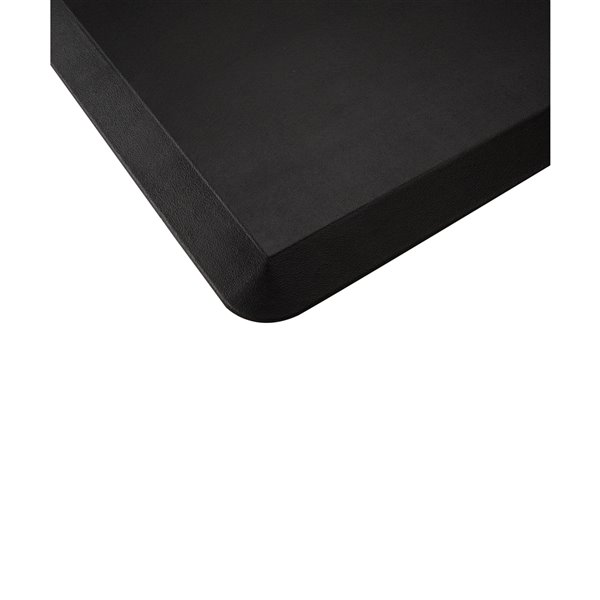 IMPRINT COMFORT MATS Imprint Comfort Mat Professional Grade Solid Design  Carpet - 20-in x30-in x 3/4-in - Black 9030
