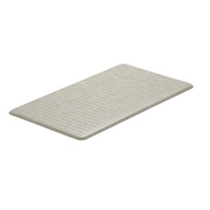 Tapis de série chevron d'Imprint Comfort Mats, beige, 20 po x 36 po x 5/8 po