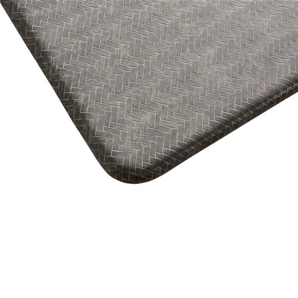 Tapis de série chevron d'Imprint Comfort Mats, gris, 20 po x 36 po x 5/8 po 6407PP RONA