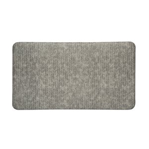 Tapis de série chevron d'Imprint Comfort Mats, gris, 20 po x 36 po x 5/8 po
