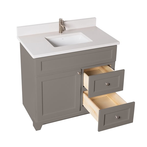 St Lawrence Cabinets London 36 In, 30 Vanity With Sink Menards