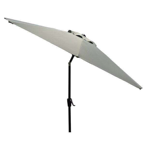 Parasol octogonal de F. F. Corriveau International International, 8,5 pi, gris